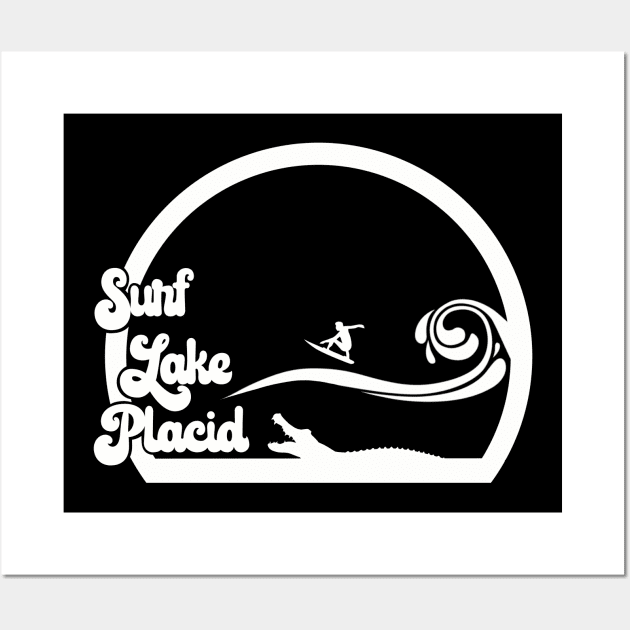 Surf Lake Placid Wall Art by @johnnehill